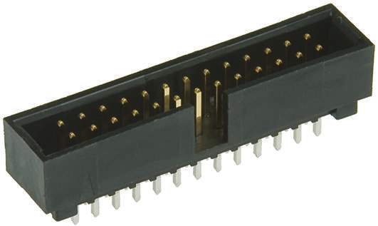Molex C-Grid Series Vertical Through Hole PCB Header, 30 Contact(s), 2.54 mm Pitch, 2 Row, Shrouded