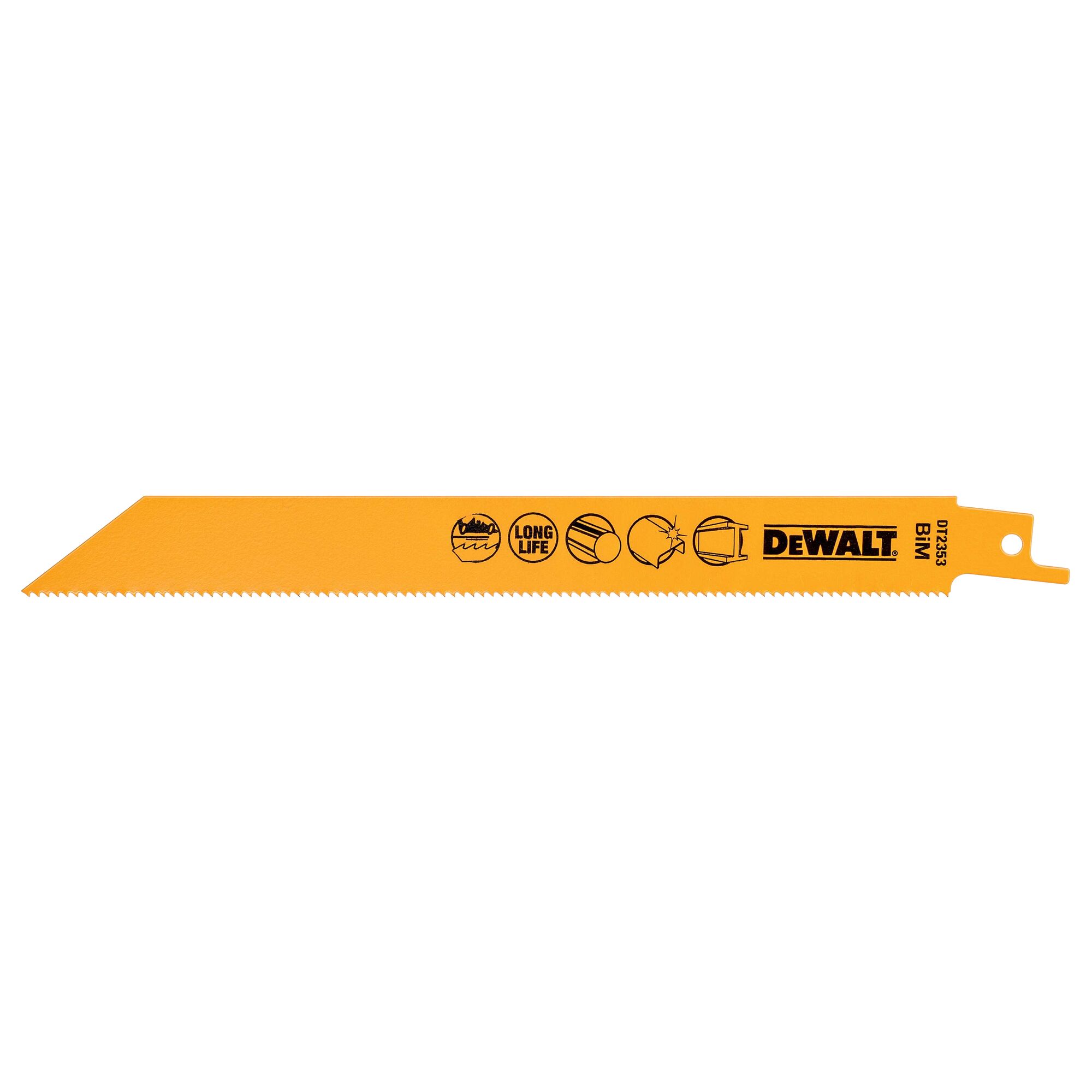 DeWALT, 18 Teeth Per Inch Metal 203mm Cutting Length Reciprocating Saw Blade, Pack of 5