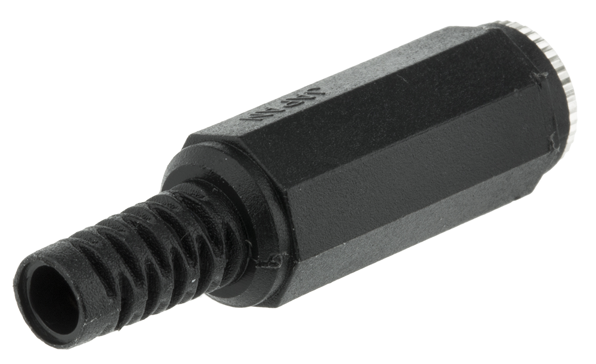 Lumberg Jack Connector 3.5 mm Cable Mount Stereo Socket, 3Pole 1A