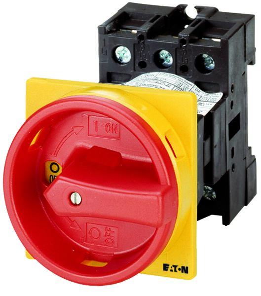 Eaton 3 Pole Rear Panel Isolator Switch - 32A Maximum Current, 15kW Power Rating, IP65 (Front)