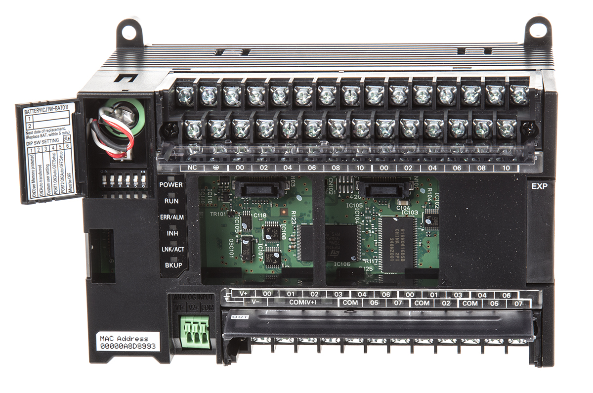 Omron CP1L-EM Series PLC CPU for Use with CP Series, PNP Output, 24-Input, DC Input