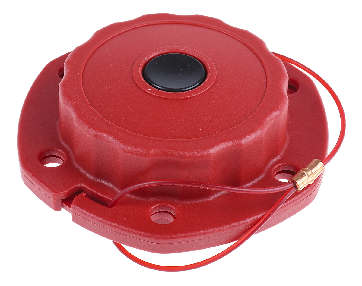 Brady Red 6-Lock Glass-Filled Nylon Cable Lockout Devices, 7.87mm Shackle