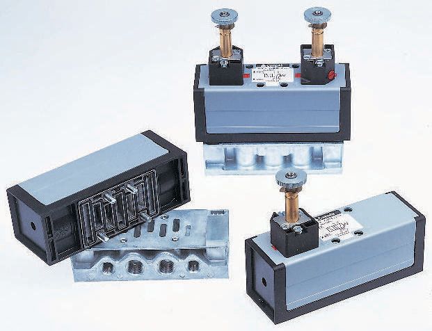 Parker 5/2 Pneumatic Solenoid Valve - Pilot/Spring DX Series