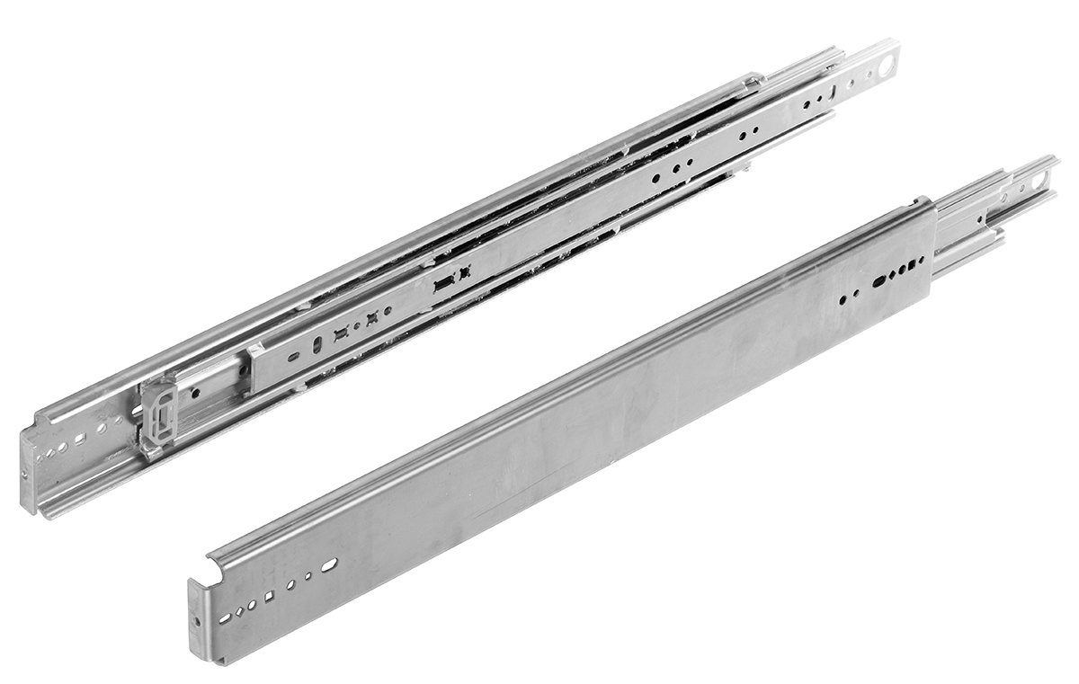 Accuride Steel Drawer Slide, 711.2mm Closed Length, 227kg Load