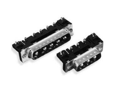 Amphenol Communications Solutions 3 Way Right Angle Plug-In Mount D-sub Connector Plug, with Screw
