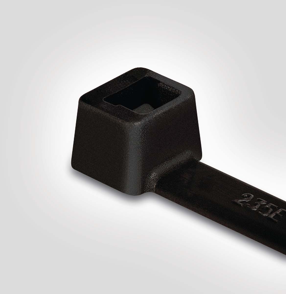 HellermannTyton Cable Tie, 100mm x 2.5 mm, Black Polypropylene, Pk-100