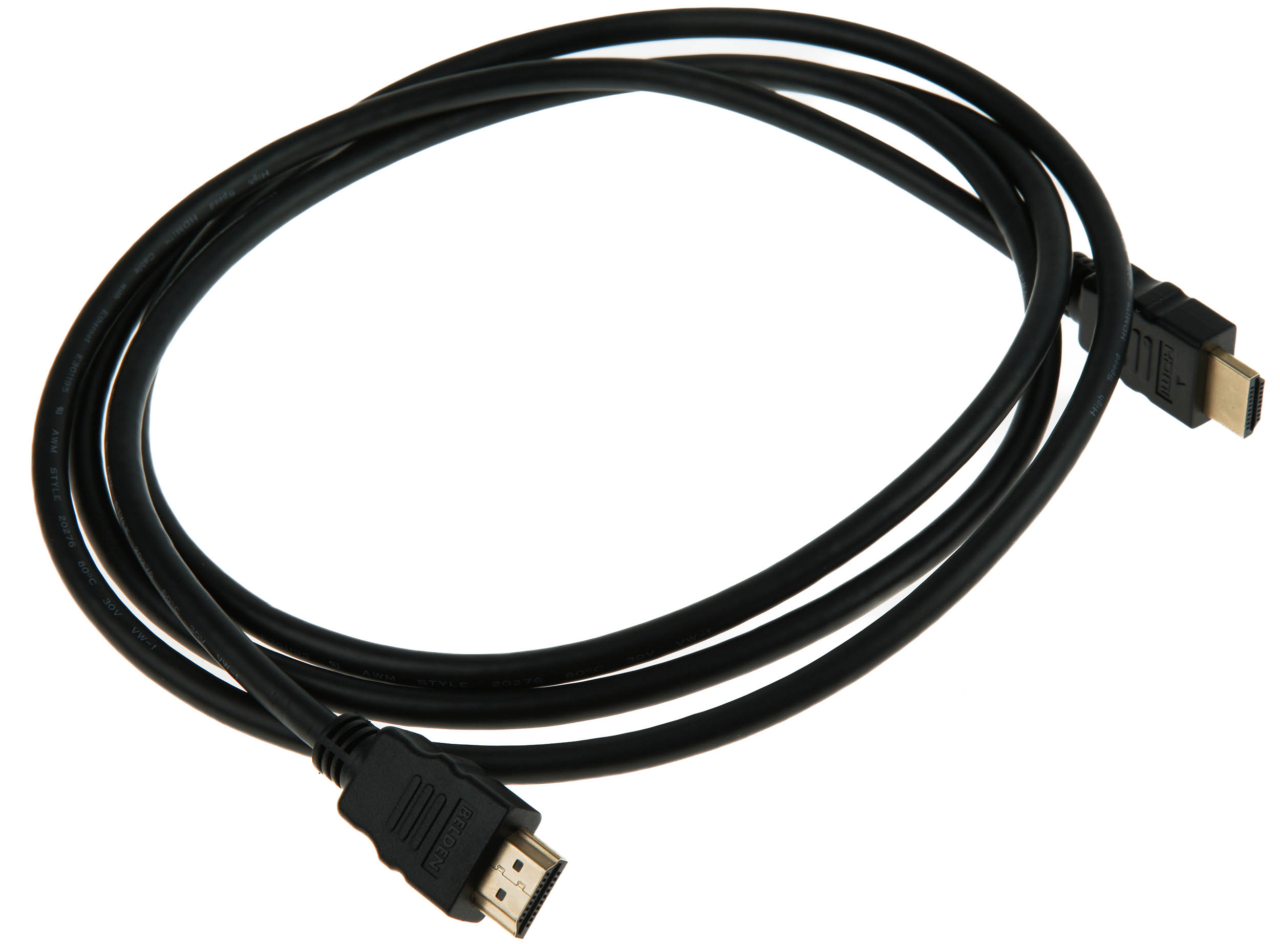 BeldenHDE002MB, 2m Male HDMI to Male HDMI