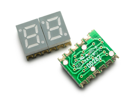 HDSM-291C Broadcom 2 Digit 7-Segment LED Display, CA Red 7.5 mcd Lower, Upper 7mm