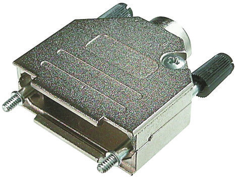 ASSMANN WSW AMET Series Zinc D Sub Backshell, 9 Way, Strain Relief