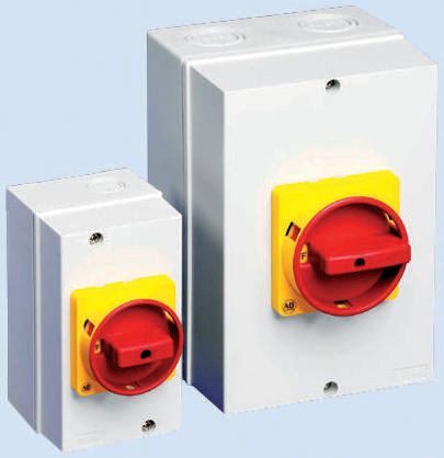 Allen Bradley 6P Pole Isolator Switch - 16A Maximum Current, 7.5kW Power Rating, IP66