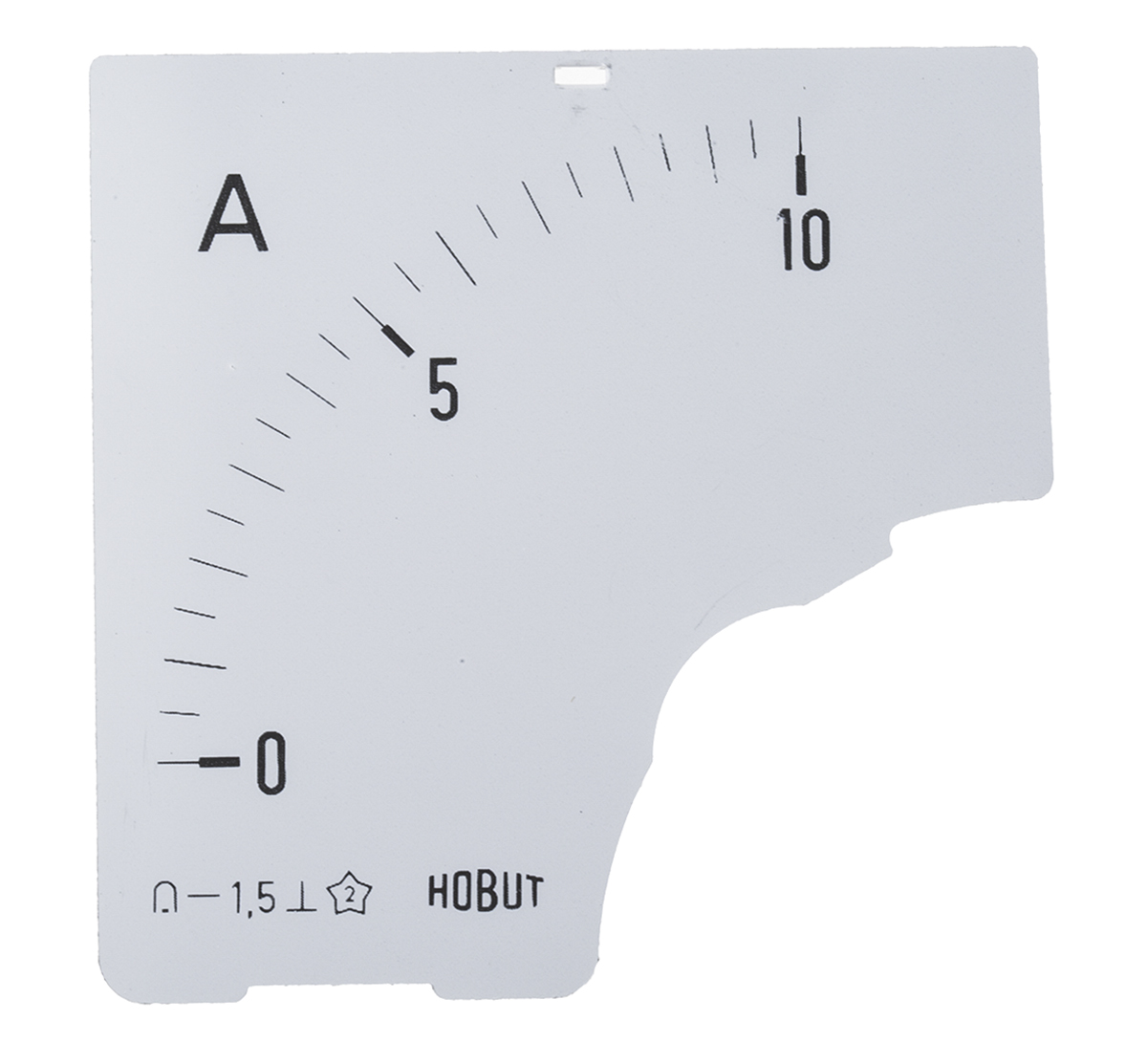 HOBUT 0/10A Meter Scale for Shunt 75mV