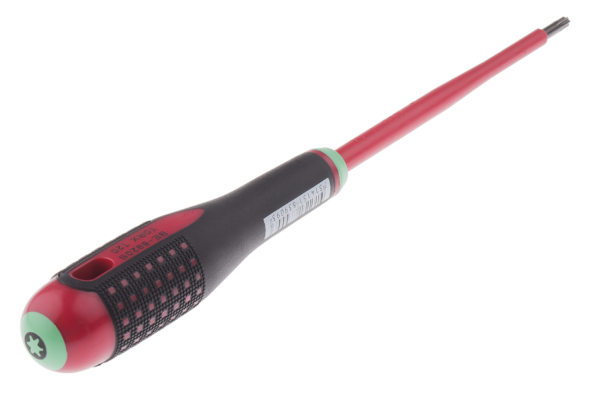 Bahco Torx  Screwdriver, T20 Tip, 125 mm Blade, VDE/1000V, 247 mm Overall
