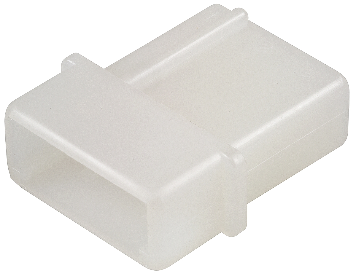 TE Connectivity, Commercial MATE-N-LOK Female Connector Housing, 5.08mm Pitch, 3 Way, 1 Row