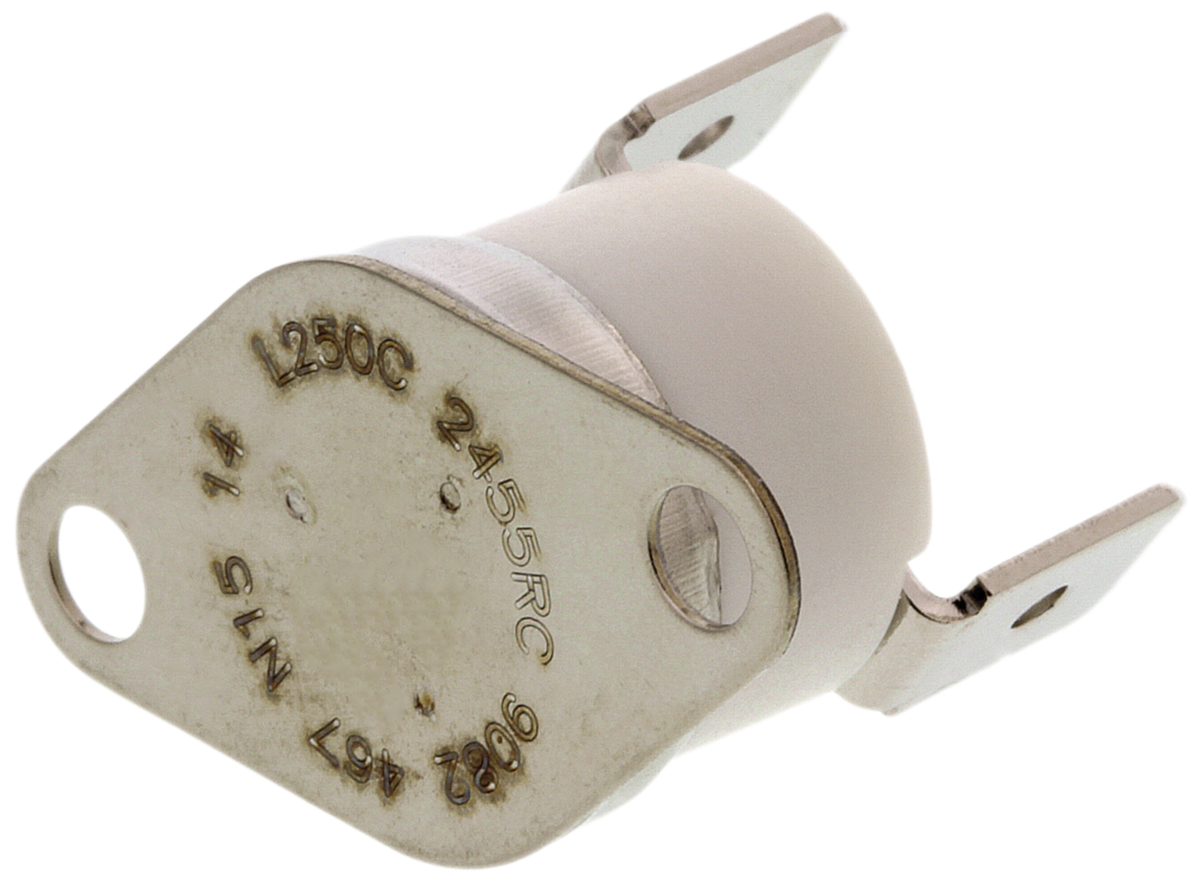 Honeywell Bi-Metallic Thermostat, Opens at +250°C, Closes at +210°C, +260°C Max, SPST NC, Automatic Reset, Bracket Mount