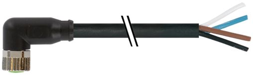 Murrelektronik Limited Female 4 way M8 to Free Cable End Sensor Actuator Cable, 10 m