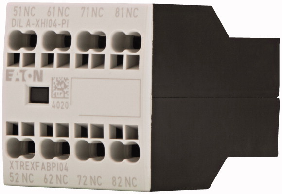 Eaton Auxiliary Contact, 4 Contact, 4 NC, Front Fixing