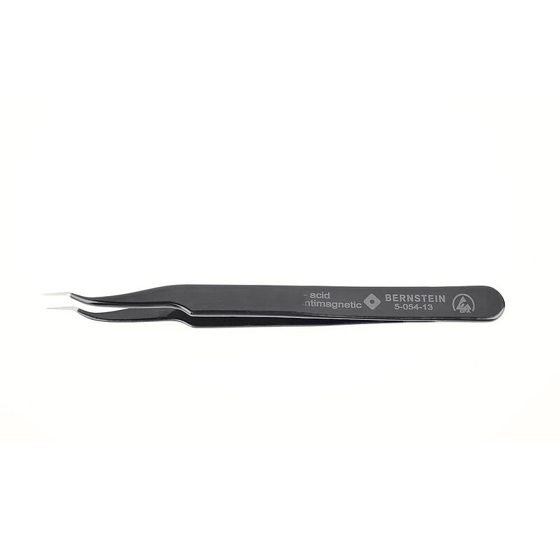 Bernstein 120 mm, Stainless Steel, Pointed, ESD Tweezer