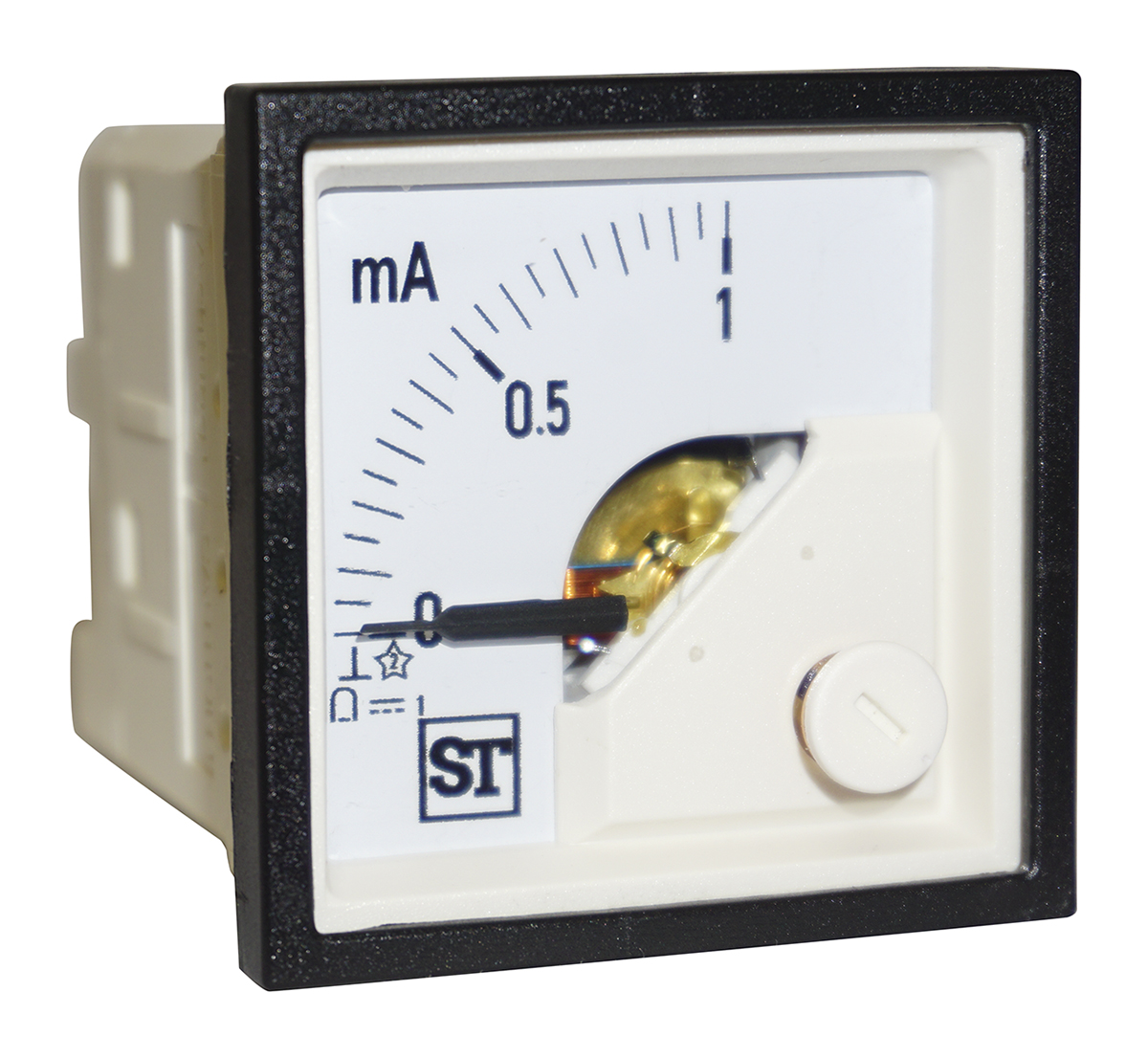 Sifam Tinsley Sigma Analogue Panel Ammeter 1mA DC, 48mm x 48mm Moving Coil