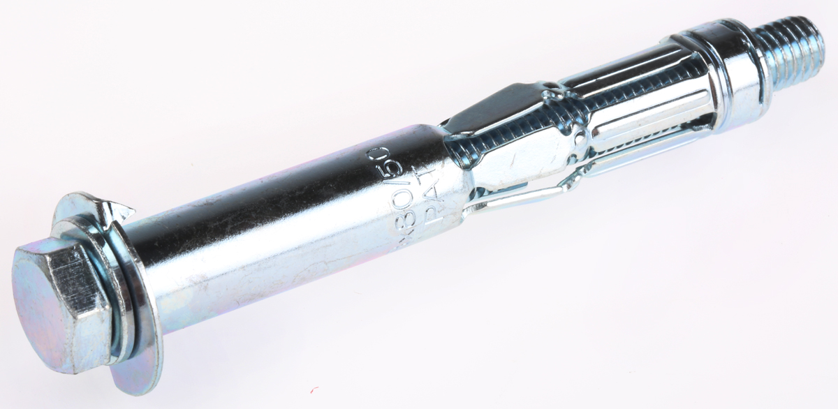 RawlPlug Steel Expanding Bolt Cavity Fixing, 12mm fixing hole diameter