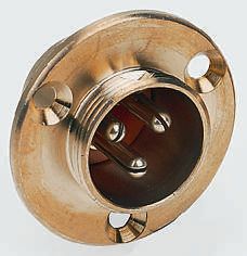 Hirose Circular Connector, 2 Contacts, Cable, 19 mm Connector, Socket, Male, HS16 Series