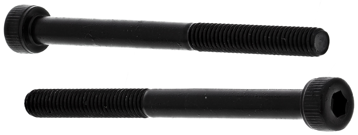 RS PRO Black, Self-Colour Steel Hex Socket Cap Screw, DIN 912, M4 x 50mm
