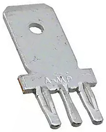 TE Connectivity Male Spade Connector, PCB Tab
