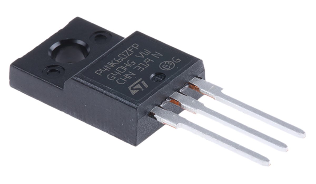 STMicroelectronics Type N-Channel MOSFET, 4 A, 600 V Enhancement, 3-Pin TO-220