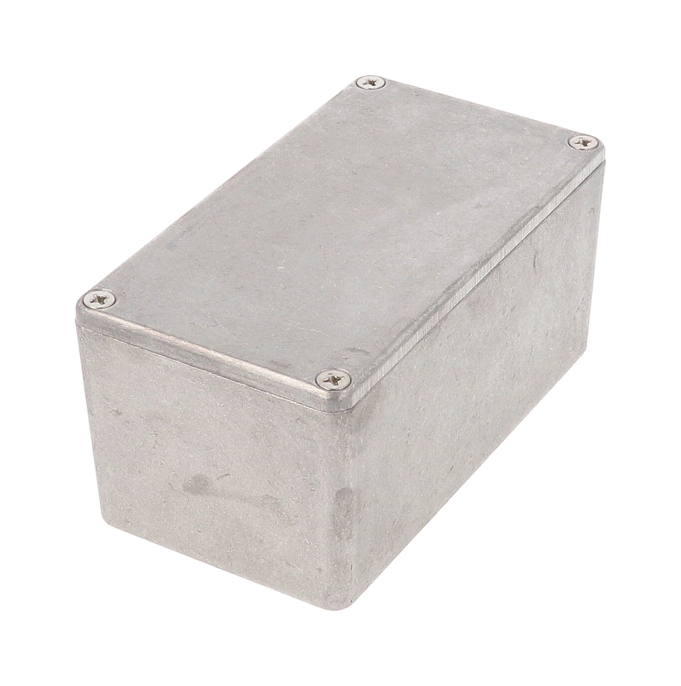 Hammond 1550 Series Natural Die Cast Aluminium Enclosure, IP54, Natural Lid, 115 x 64 x 55mm