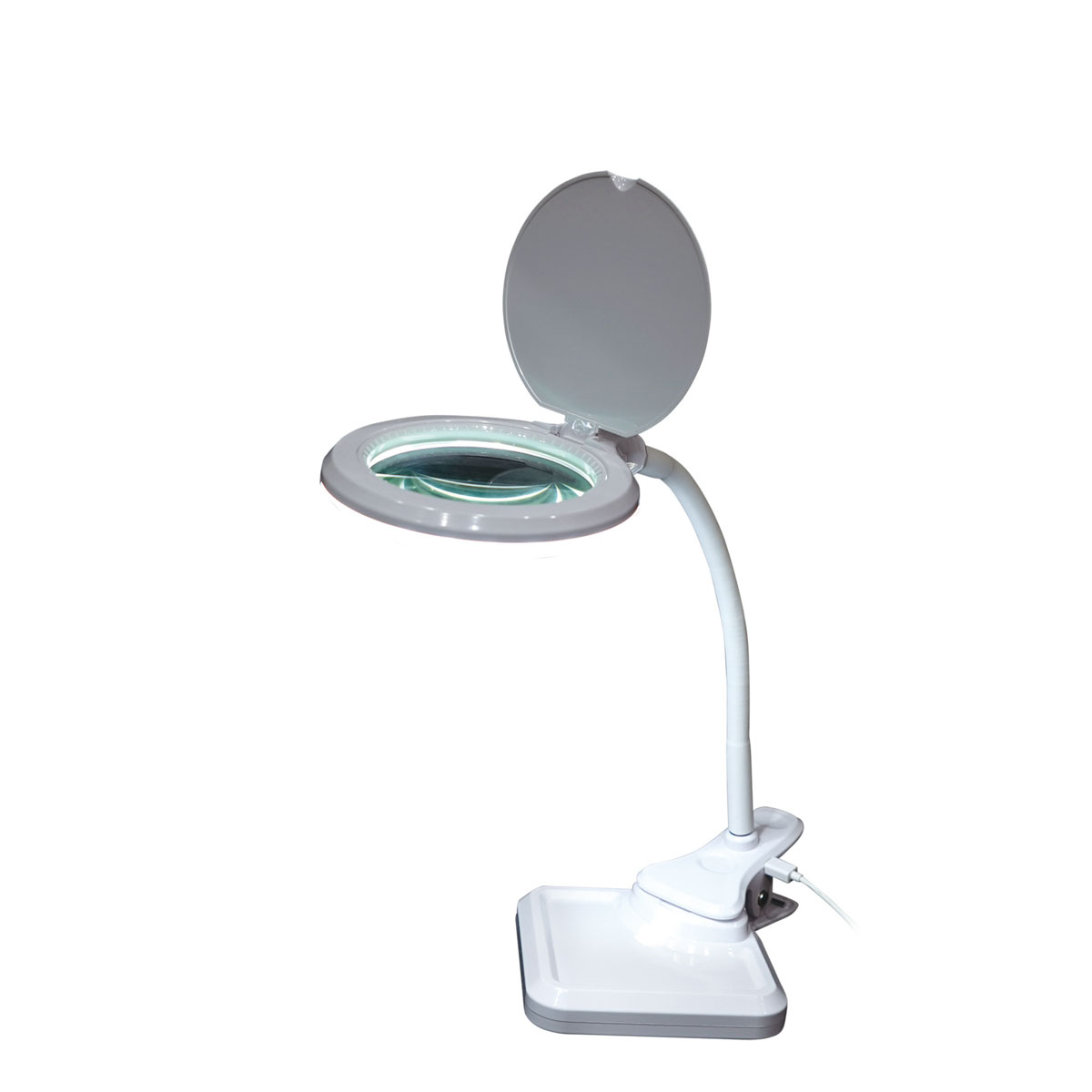 RS PRO LED Magnifying Lamp with LED Lamp, 3 dtp, 100mm Lens Dia., 100mm Lens