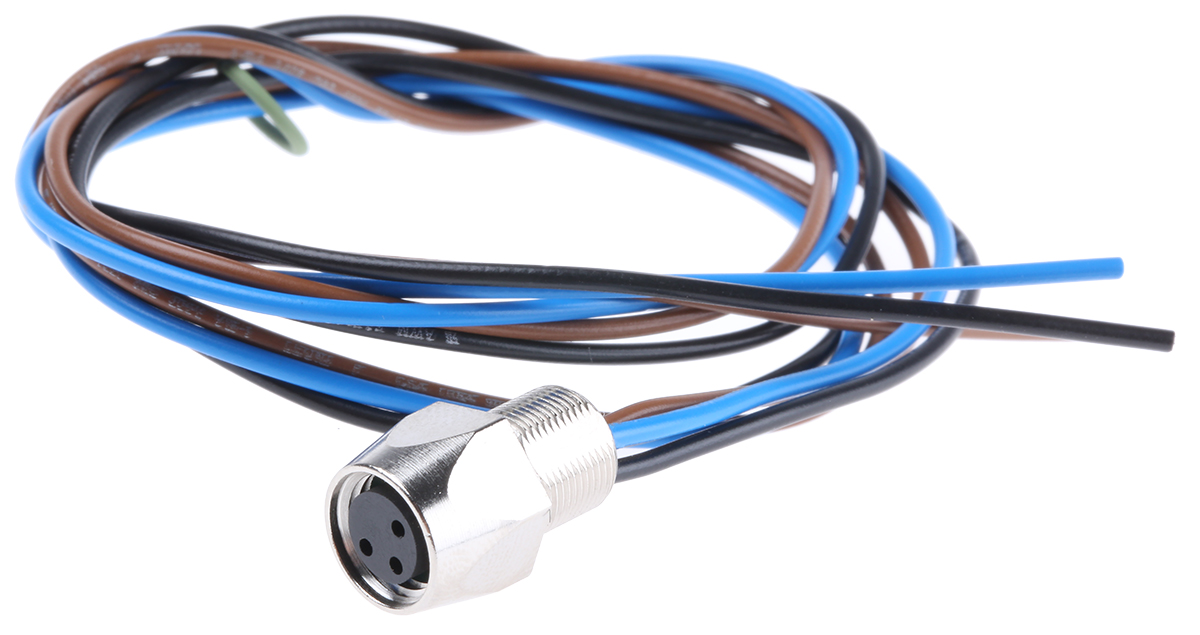 Lumberg Automation Male 34 way M8 to Female 34 way M8 Sensor Actuator Cable, 0.5 m