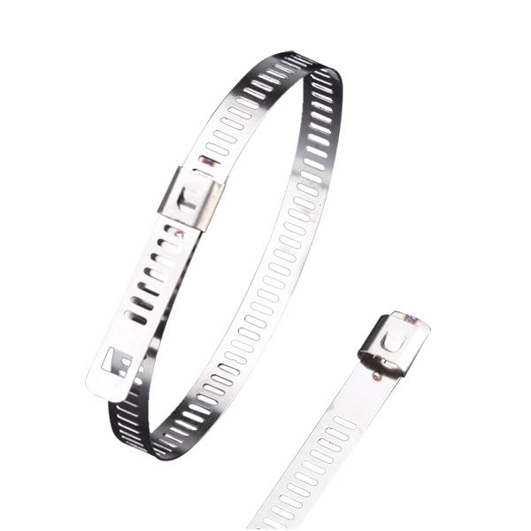 RS PRO Cable Tie, Ladder Single Lock, 300mm x 7 mm 316 Stainless Steel, Pk-100