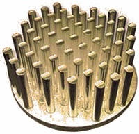 Fischer Elektronik Heatsink, Universal Round Alu, 8.55K/W, 50 (Dia.) x 20mm, Adhesive Foil, Conductive Foil