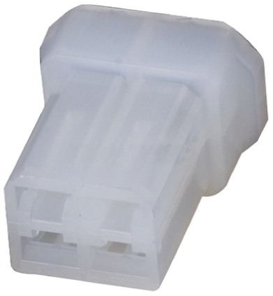 TE Connectivity, AMP FASTIN-FASTON 4 Way Nylon 66 Crimp Terminal Housing, 6.35mm Tab Size, Natural