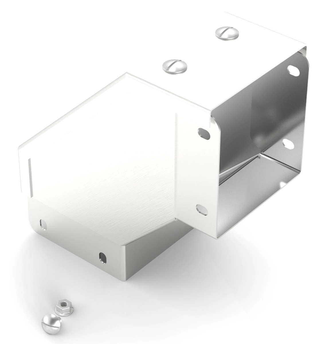 RS PRO 304 Stainless Steel Cable Trunking Accessory, 50 x 50mm