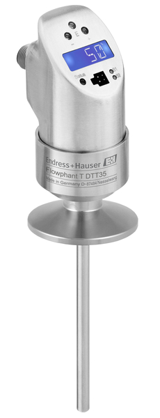 Endress+Hauser Flowphant DTT35 Series Mass Flow Rate Flow Switch for Liquid, 0.03 m/s Min, 3 m/s Max