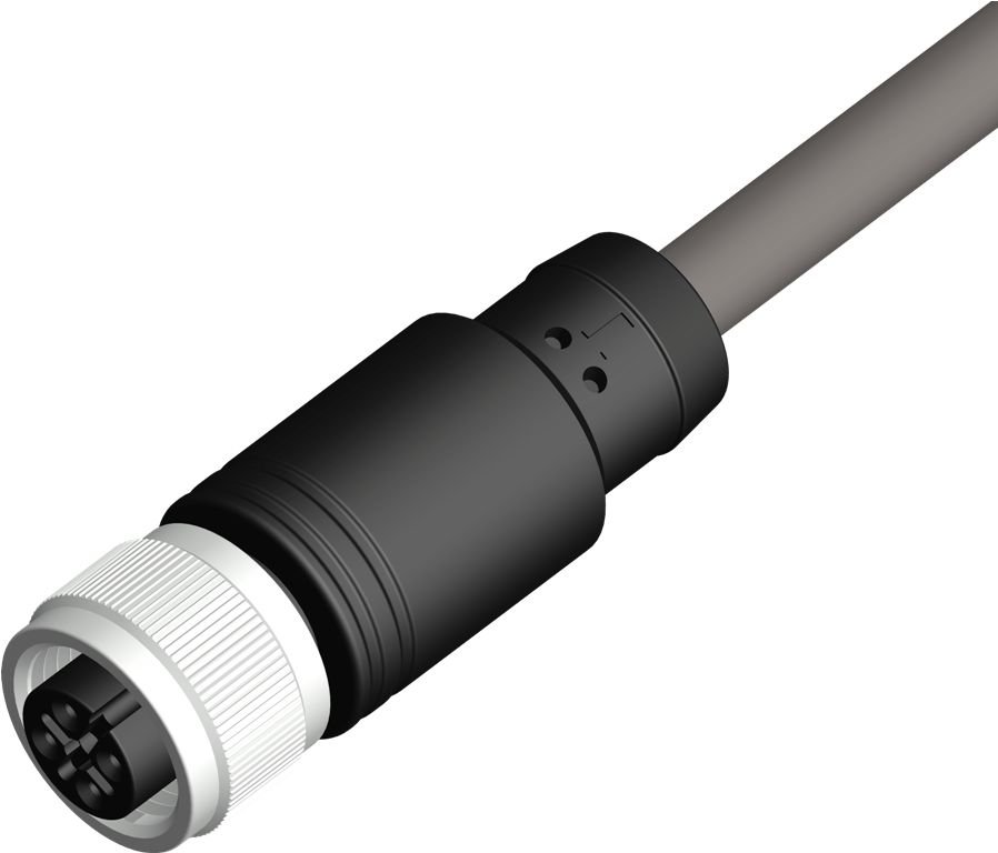 RS PRO Female 4 way M12 to Unterminated Free End Sensor Actuator Cable, 5 m