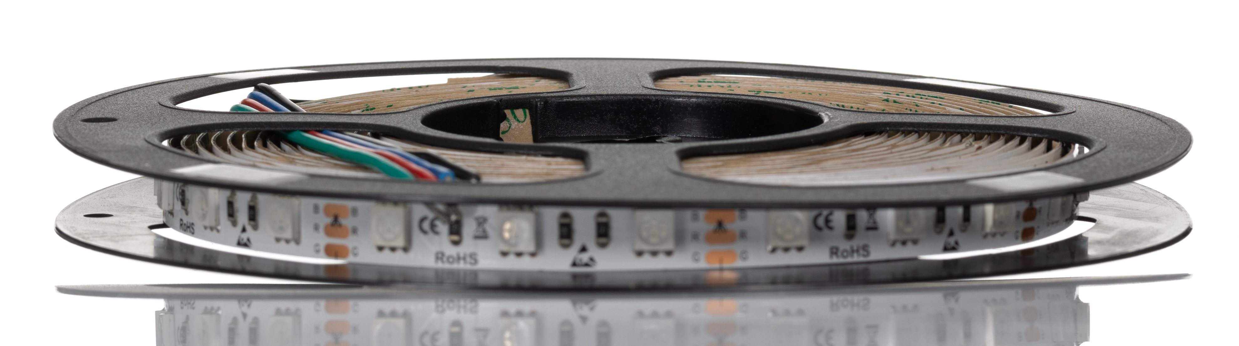 RS PRO 12V dc RGB LED Strip Light, 4000K Colour Temp, 5m Length