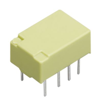 Panasonic PCB Mount Non-Latching Relay, 24V dc Coil, 9.6mA Switching Current, DPDT