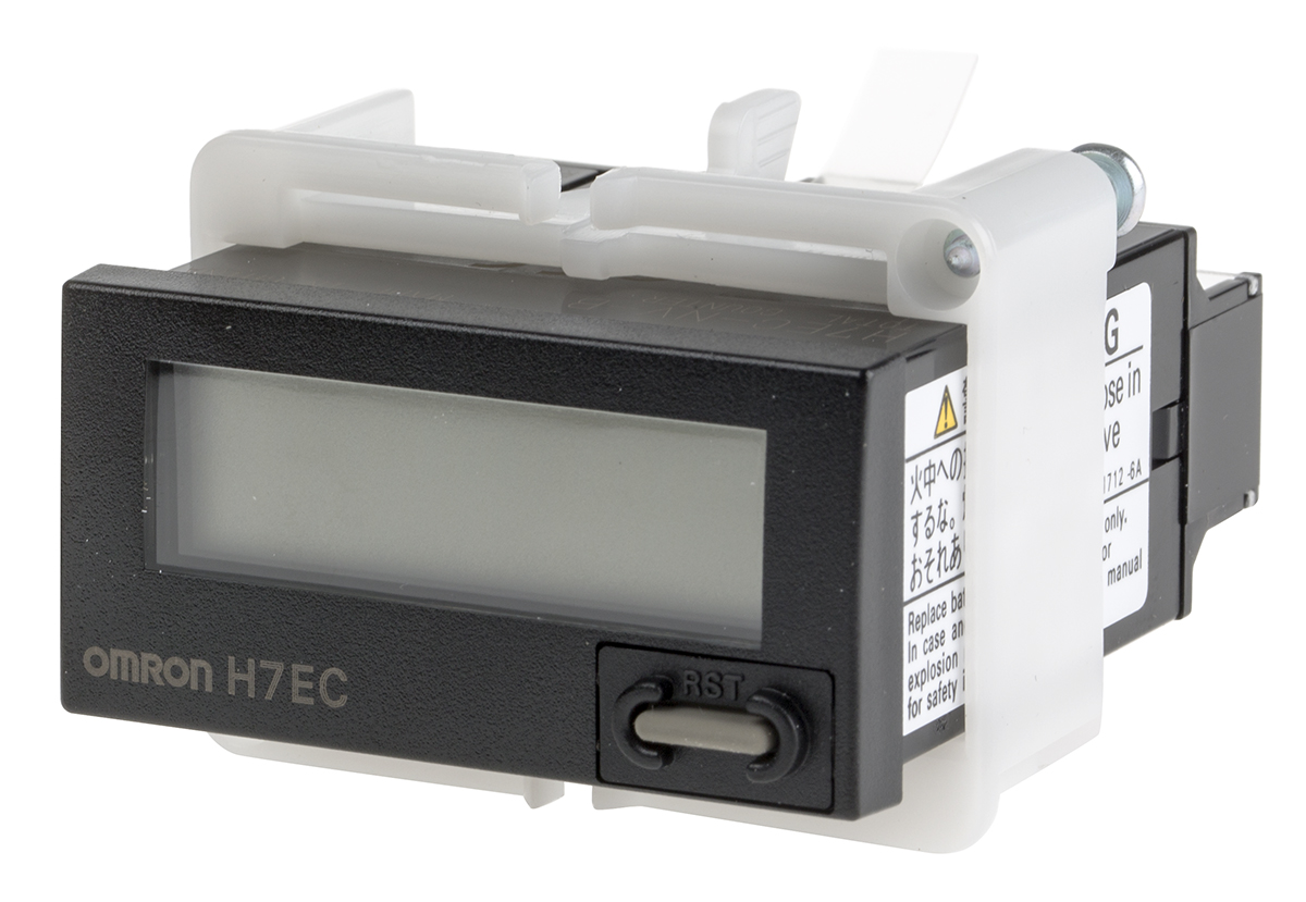 Omron H7EC Counter, 8 Digit LCD, 1kHz