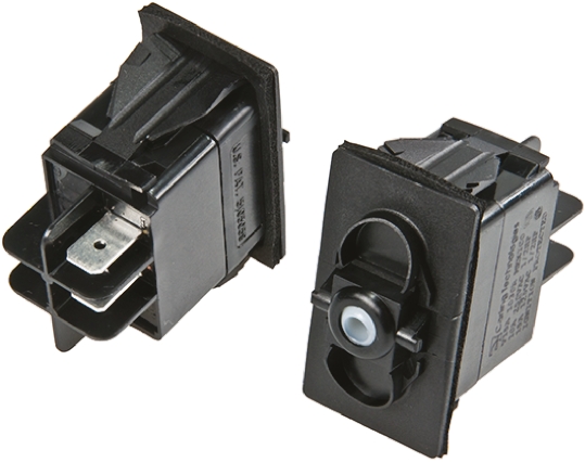 Carlingswitch SPDT, On-(On) Rocker Switch