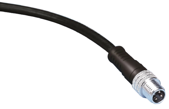 Brad from Molex Male Straight, Right Angle to Unterminated 3 way Free End Sensor Actuator Cable