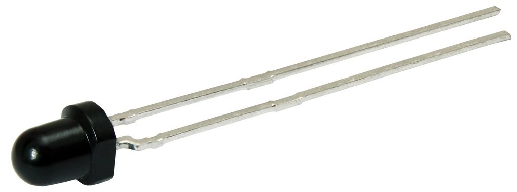 Vishay, TEFD4300F Day Light Si PIN Photodiode, ± 20 °, Through Hole 3mm package