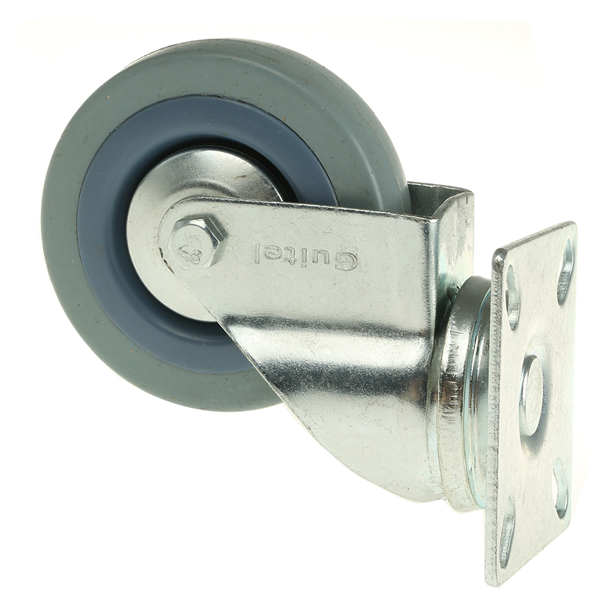Guitel Hervieu Swivel Castor Wheel, 60kg Capacity, 75mm Wheel