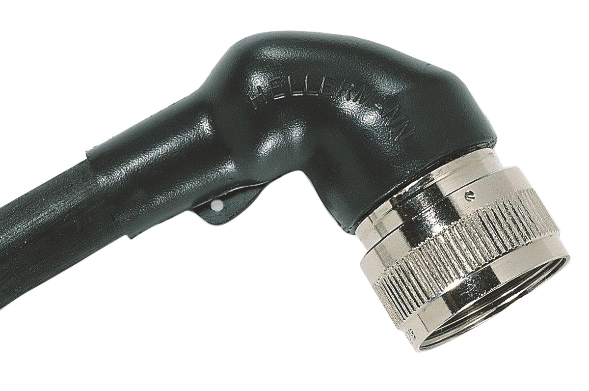 HellermannTyton Cable Boot Black, Fluid Resistant Elastomer Adhesive Lined, 24mm