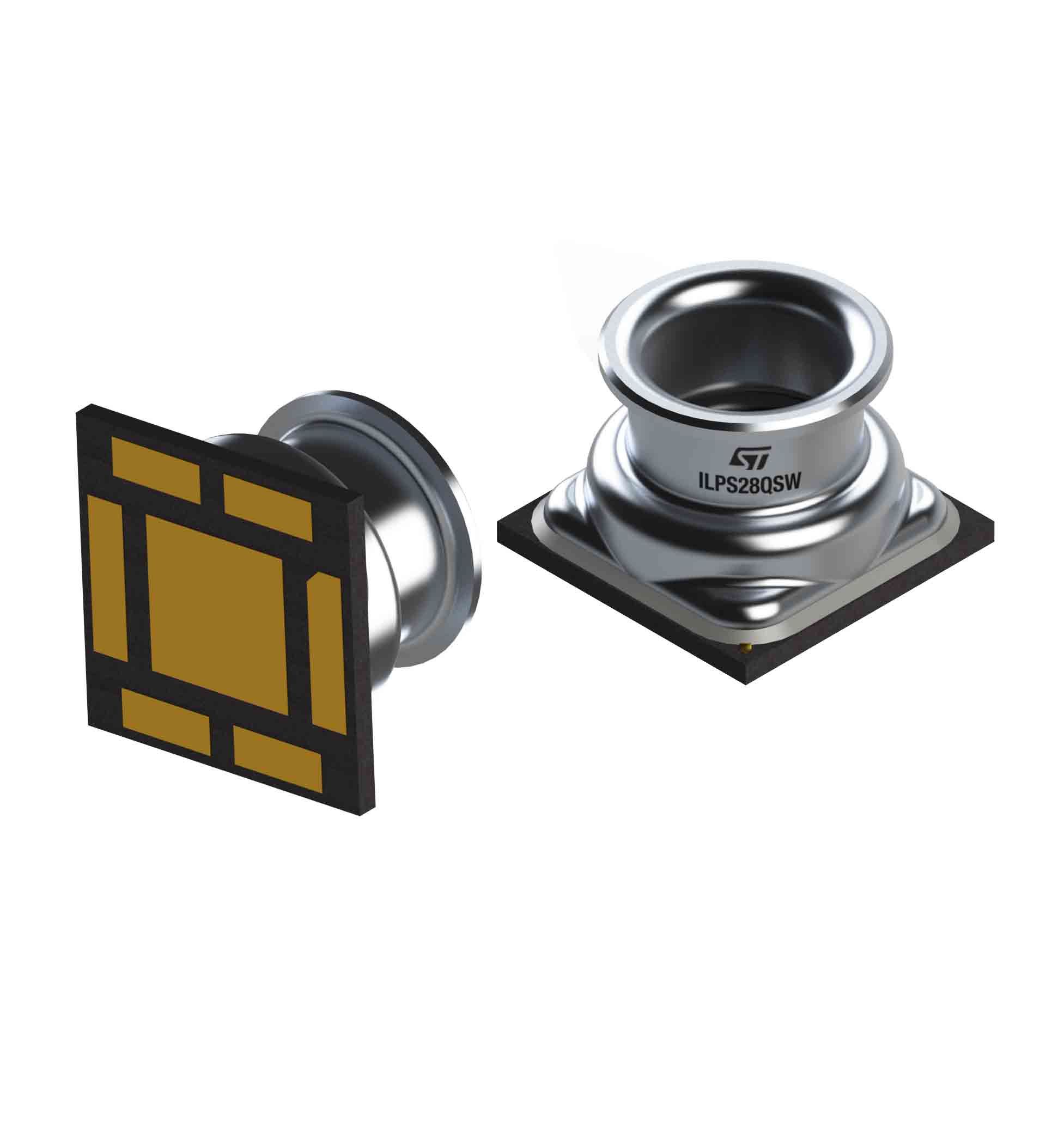 STMicroelectronics ILPS28QSW Series Pressure Sensor, 0.32Pa Min, 406kPa Max, Barometer Output, Absolute Reading