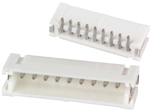 JST ZH Series Top Entry Surface PCB Header, 9 Contact(s), 1.5 mm Pitch, 1 Row, Shrouded
