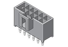 Molex Nano-Fit Series Straight Through Hole PCB Header, 4 Contact(s), 2.5 mm Pitch, 2 Row, Shrouded