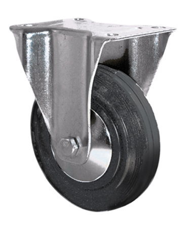 Guitel Hervieu Fixed Castor Wheel, 175kg Capacity, 160mm Wheel