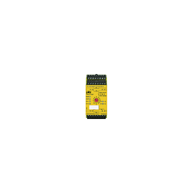 Pilz 777 Safety Relay 24V dc, Single/Dual-Channel 4 Safety Contacts