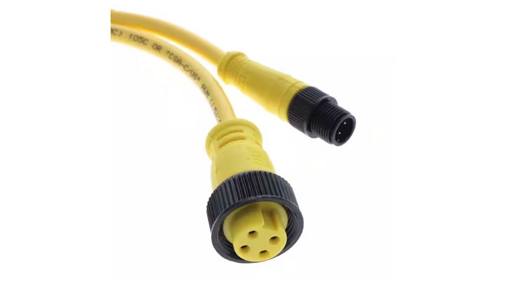 Molex Male Female Cordset, 1 m